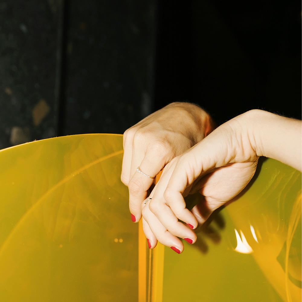 LECARRÉ RING FOR WOMEN GA131OA.13 GOLD AND DIAMONDS