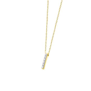 COLGANTE LECARRÉ DE ORO 18K Y DIAMANTES BLANCOS GD166OA.00