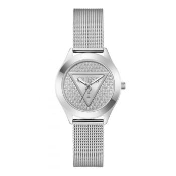 reloj guess placa color plateado por mujer