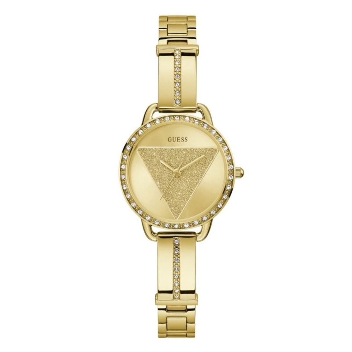 RELOJ GUESS TRI BELLINI COLOR DORADO CON CIRCONITAS GW0914L2