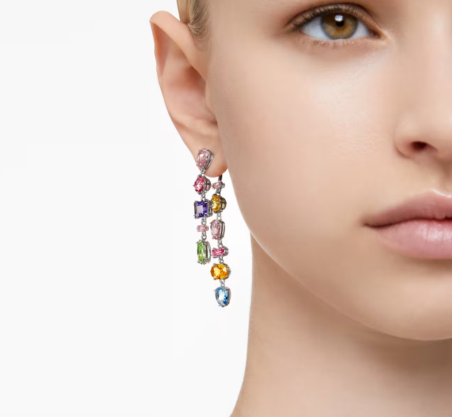 SWAROVSKI LONG MULTICOLOR EARRINGS 5656417