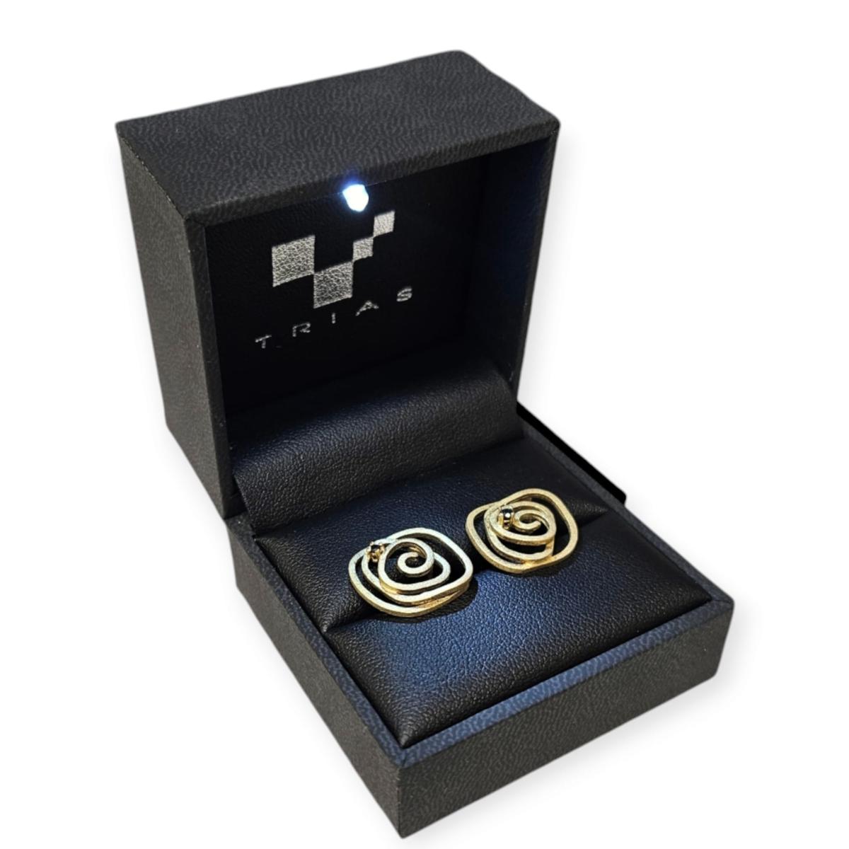 pendientes de oro ARASHI 2