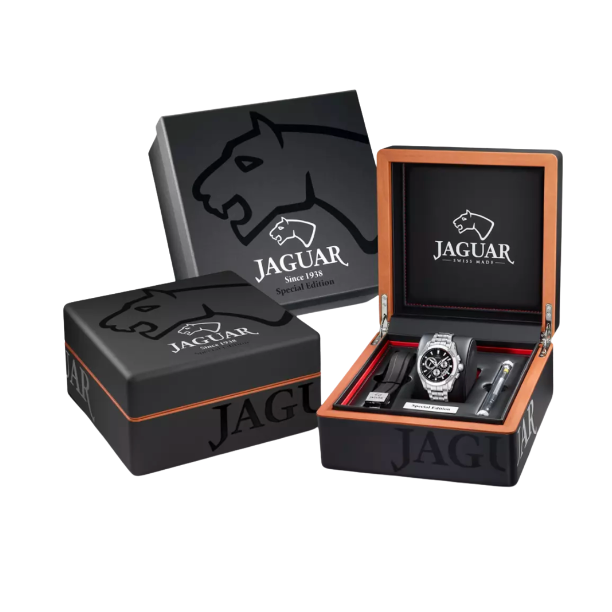 Jaguar Swiss Made Special Edition Watch – Black Dial J1033/1