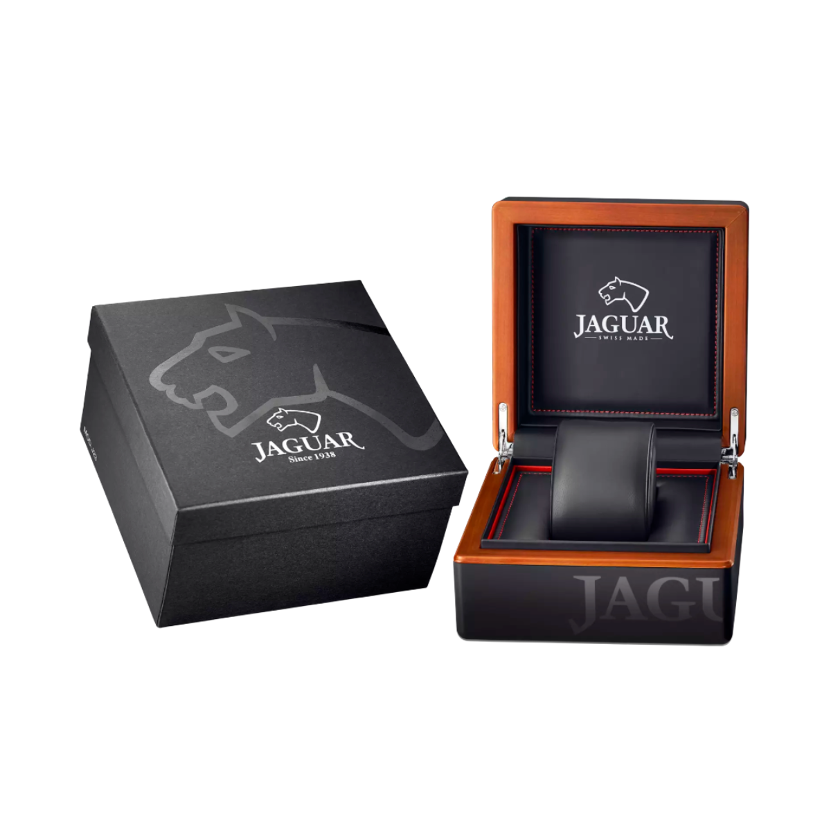 RELOJ JAGUAR SWISS MADE COLOR PLATEADO Y ESFERA BLANCA J1049/1