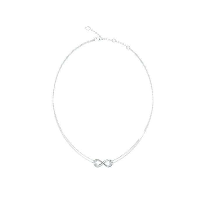 COLLAR GUESS ACERO AMORE CON INFINITO JUBN05049JWRHT-U