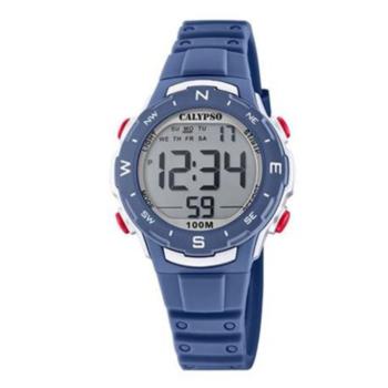 RELOJ CALYPSO DIGITAL CRUSH AZUL K5801/5