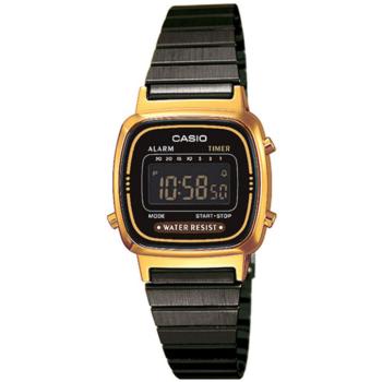 casio collection gold watch la670wegb1bef