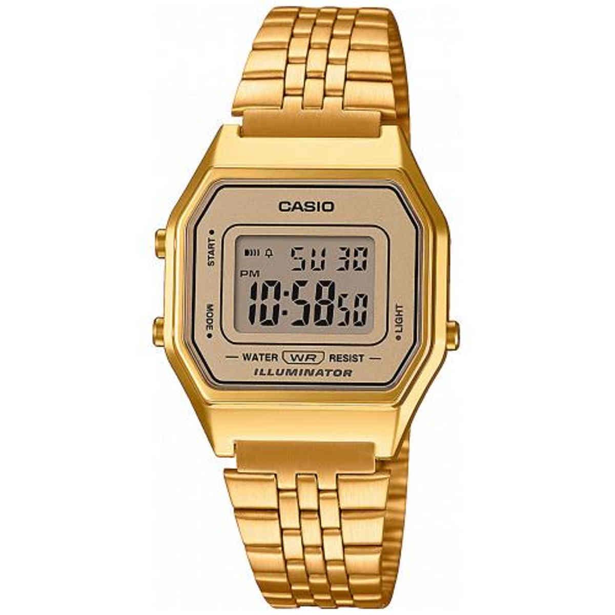 casio gold watch la680wega9er