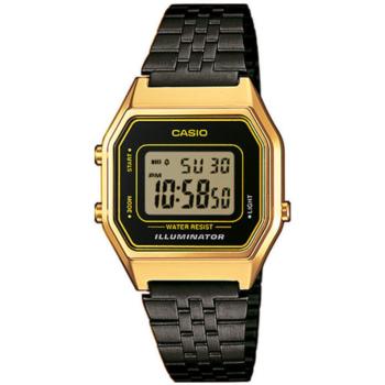 casio collection gold watch la680wegn1aef