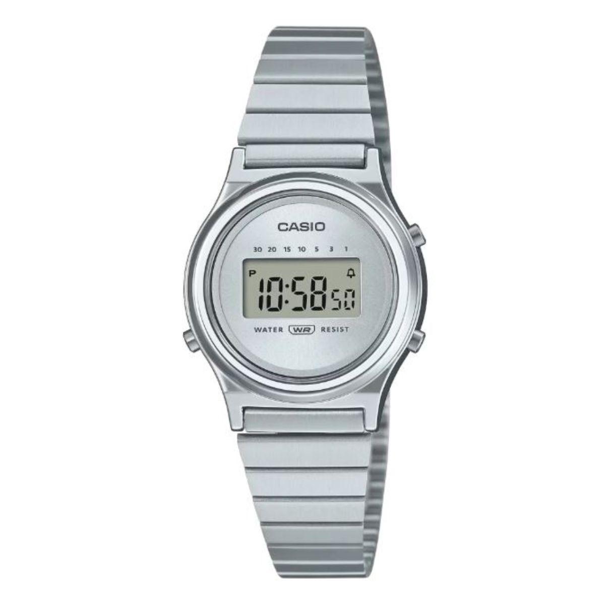 CASIO VINTAGE SILVER WATCH LA700WE-7AEF