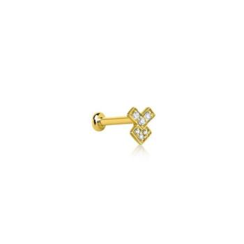PIERCING LECARRÉ DE ORO AMARILLO 18K Y DIAMANTE GB197OA.00