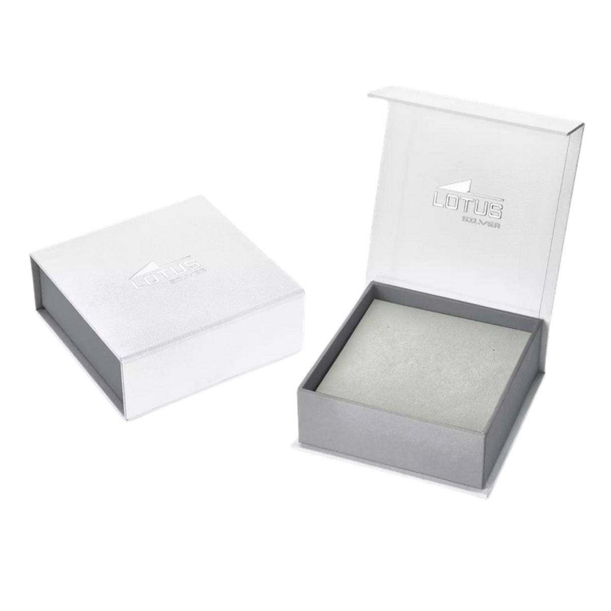 pulsera lotus silver con doble cadena y estrellas de plata y circonitas LP3151-2/1 1