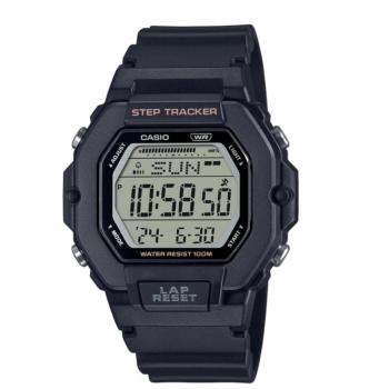 COLLECTION CASIO WATCH FOR WOMEN. BLACK RESIN LWS-2200H-8AVEF