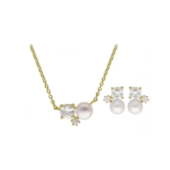 CONJUNT LISKA DAURAT AMB PERLES I CIRCONITES MEP037C-D