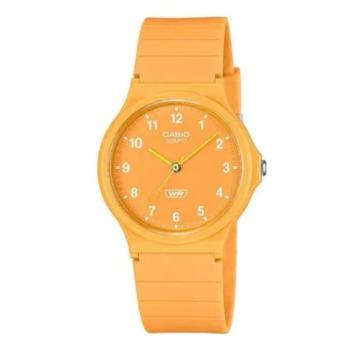 Reloj casio collection color naranja para mujer