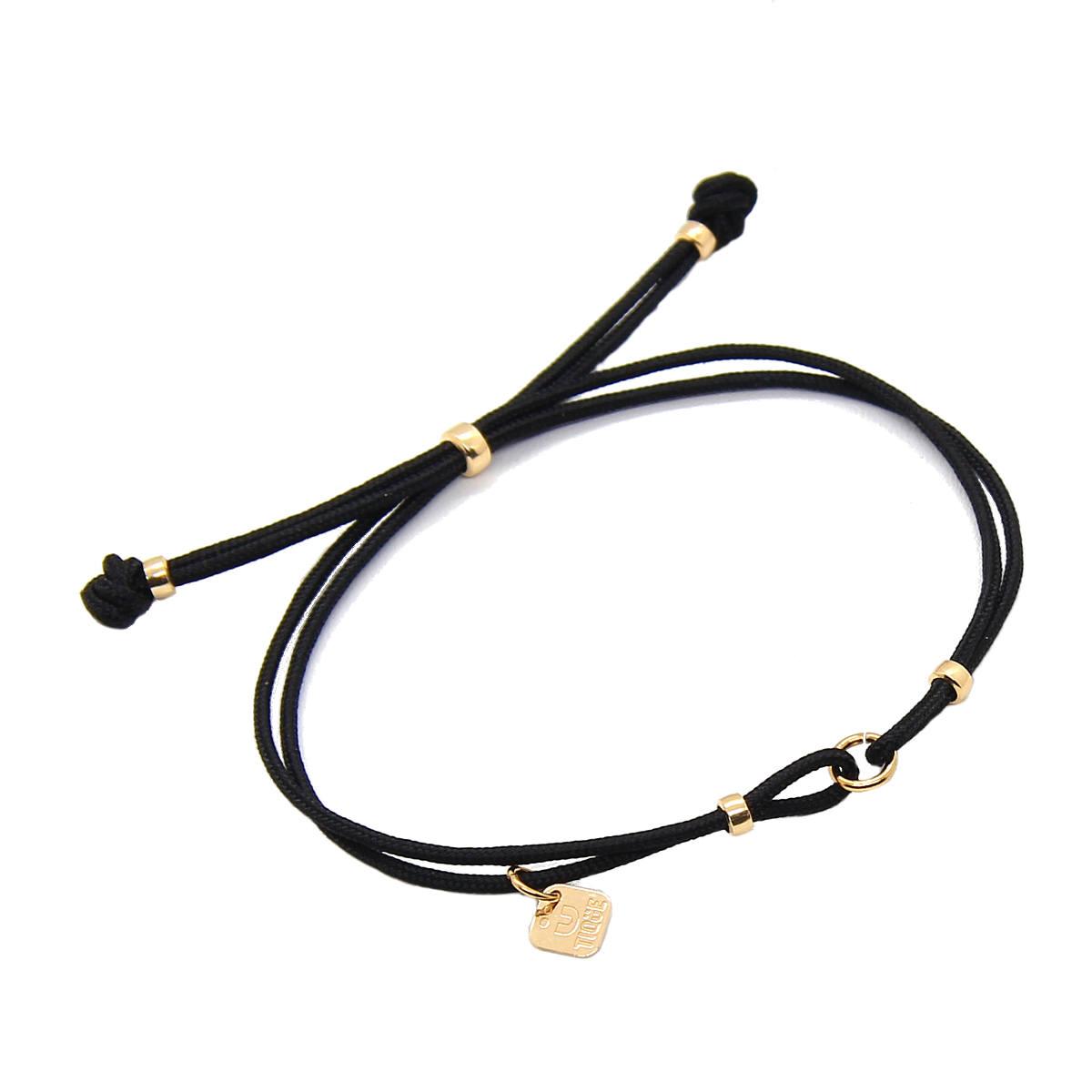 pulsera TIQÜE BARCELONA Nexo Negra