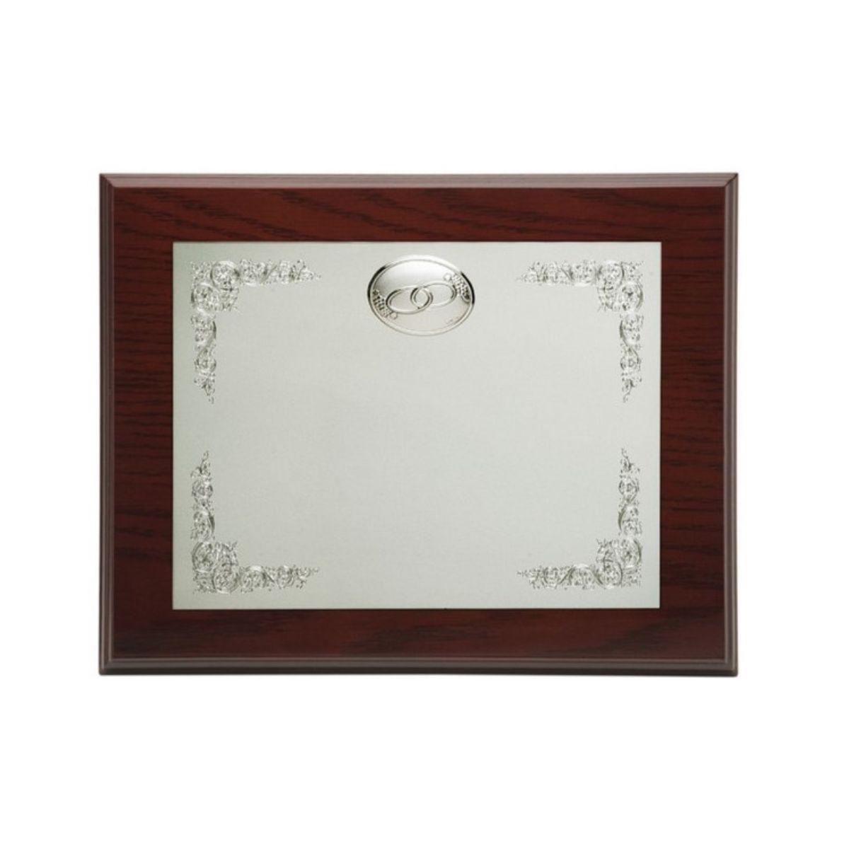 PLACA CONMEMORATIVA DE ALPACA O PLATA INFINITO P-2011/1A