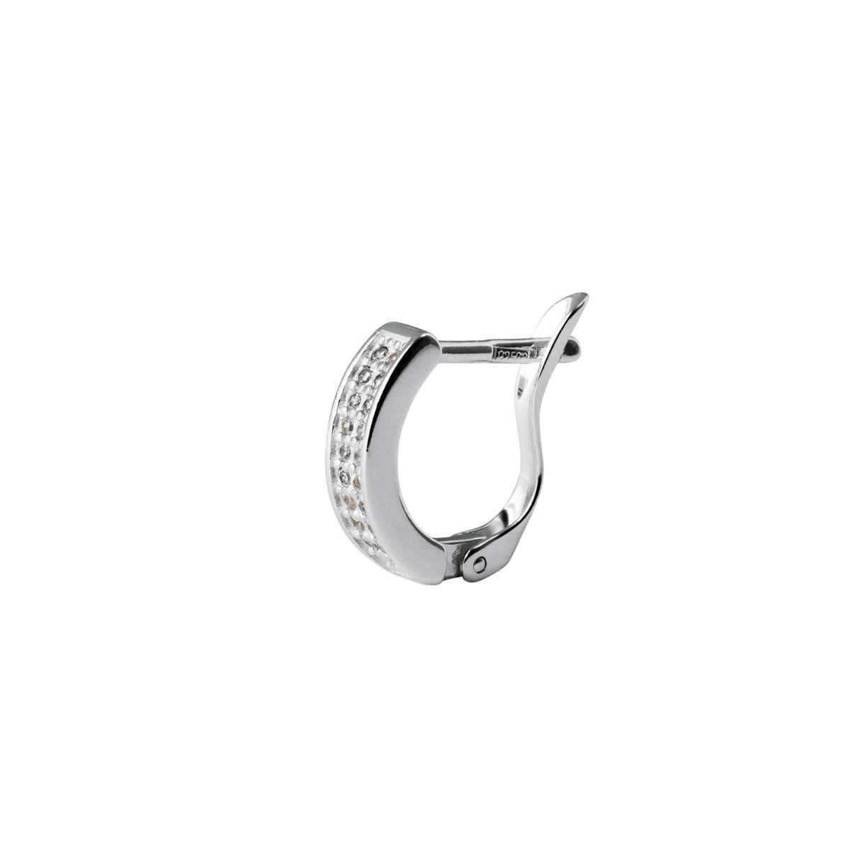 ARRACADES VIDAL I VIDAL DE PLATA 925 I CIRCONETES BLANQUES P3901