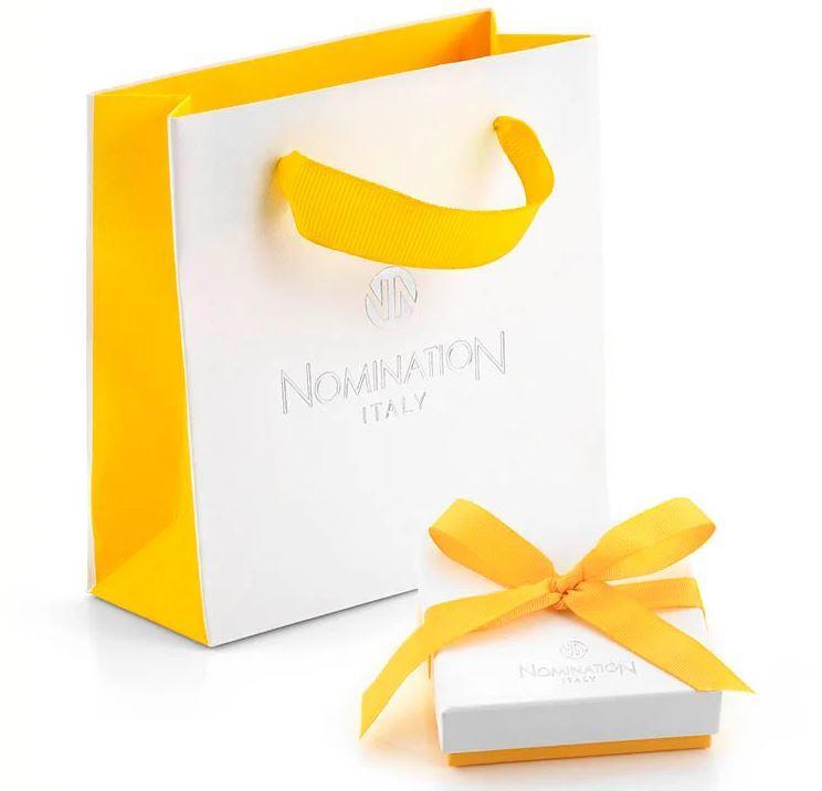 PULSERA NOMINATION EXTENSION DE ACERO, PLATA, CIRCONITA OVALADA AZUL 048011 007