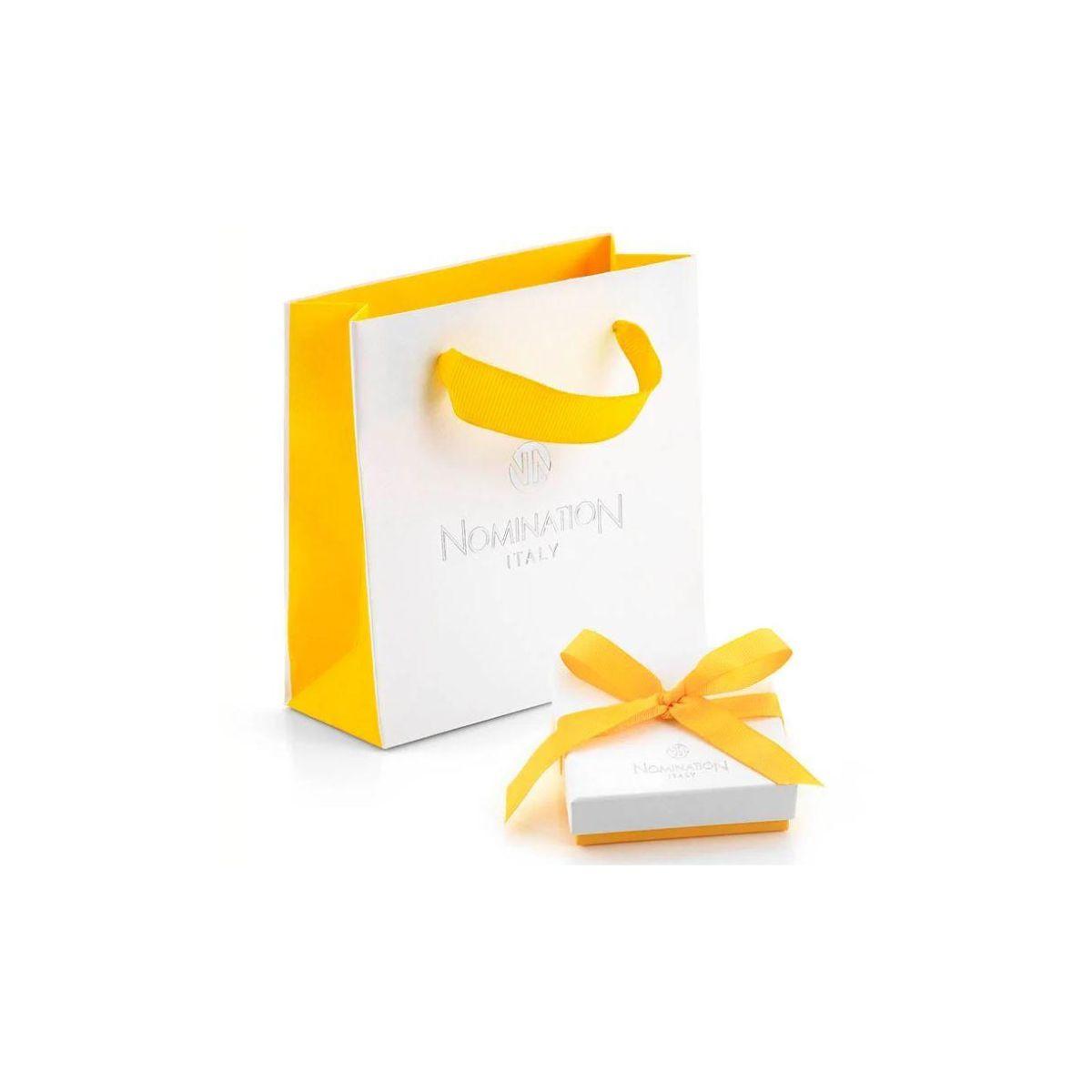 COLGANTE NOMINATION DE PLATA RODIADA CON CORAZON ROJO Y CIRCONITAS BLANCAS 240307 006