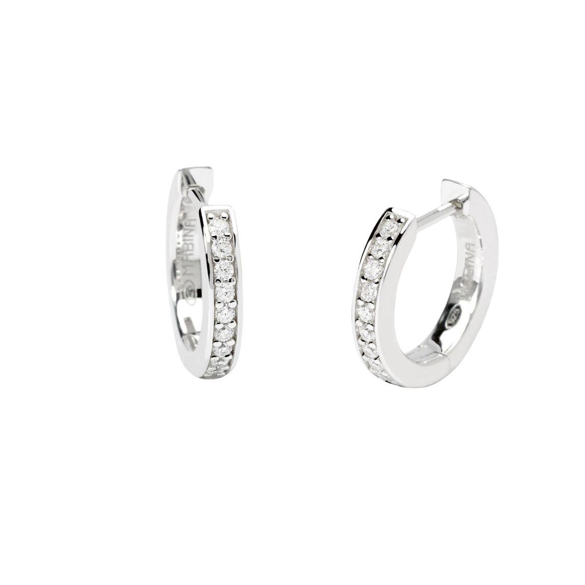 ARRACADES MABINA DE PLATA I DIAMANTS CULTIVATS PES TOTAL 0,20CT FVS 563903