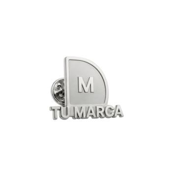 Custom silver pin featuring the logo, badge, or coat of arms of your company, organization, or municipality.