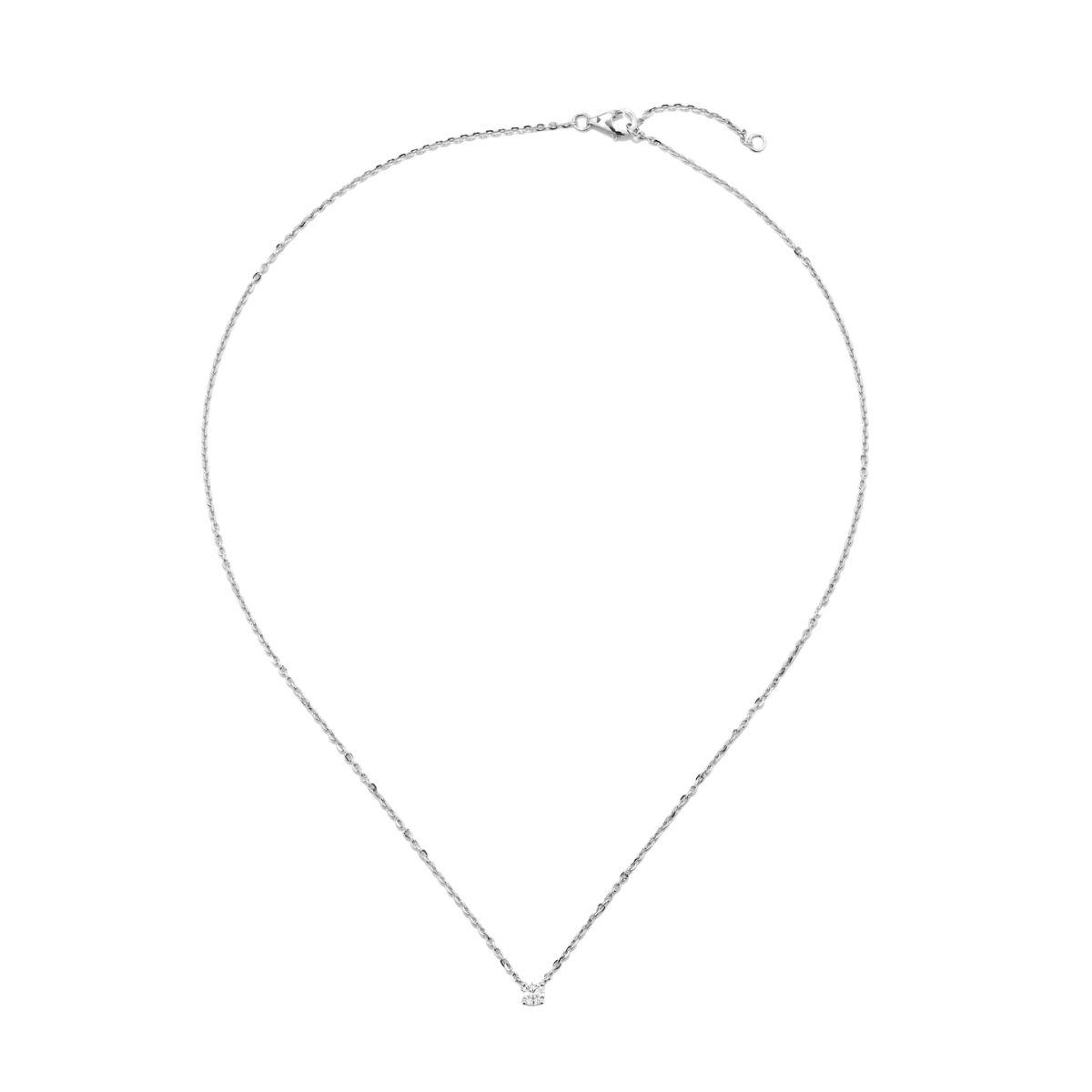 PENJOLL SOLITARIO D'OR BLANC I DIAMANT CULTIVAT PSW10223