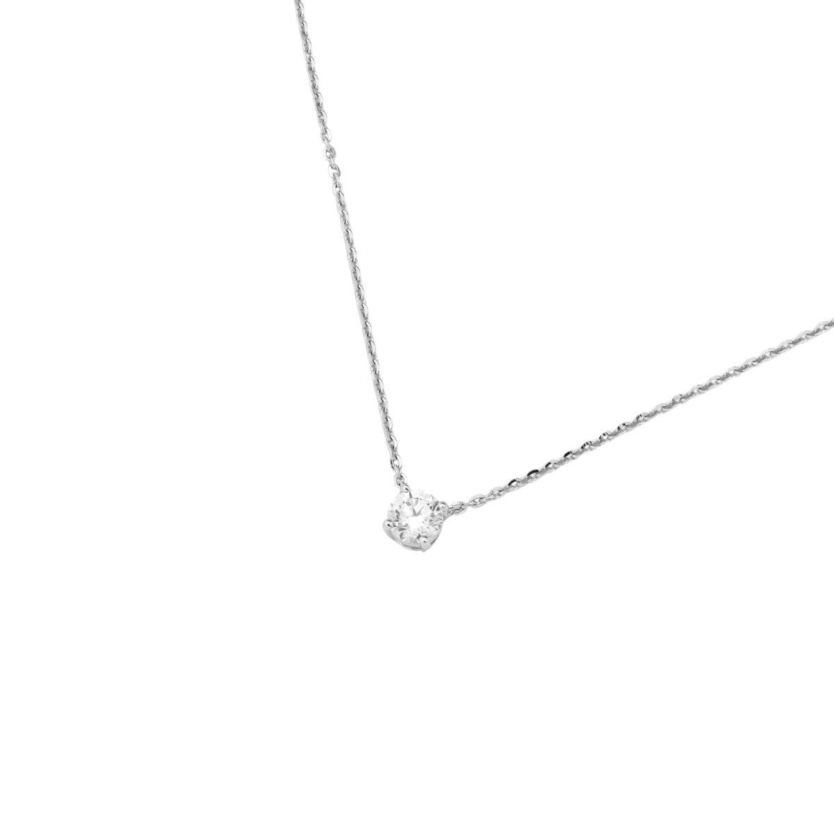 PENJOLL SOLITARI D'OR BLANC I DIAMANT CULTIVAT PSW10226