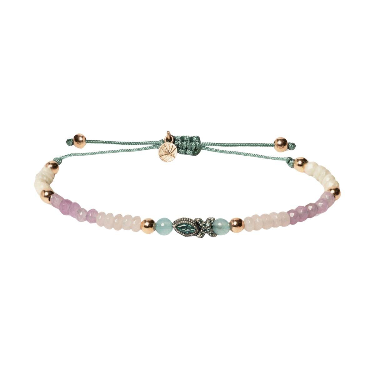 Sunfield bracelet with colorful crystal beads. A special gift for friends.