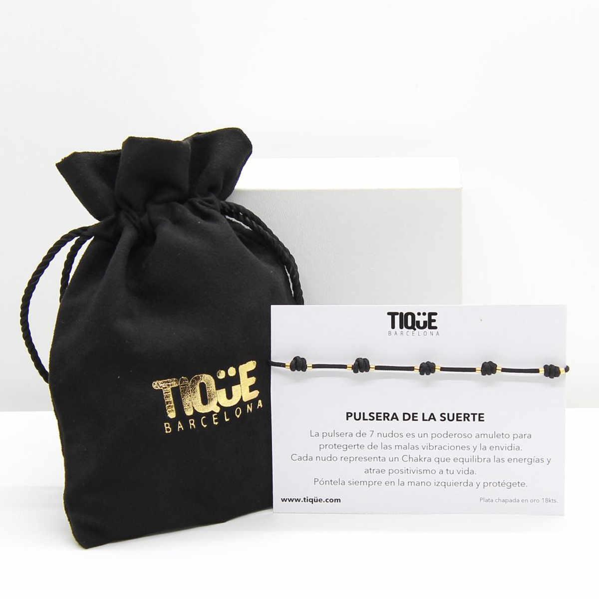 PULSERA TIQÜE BARCELONA SUERTE NEGRA