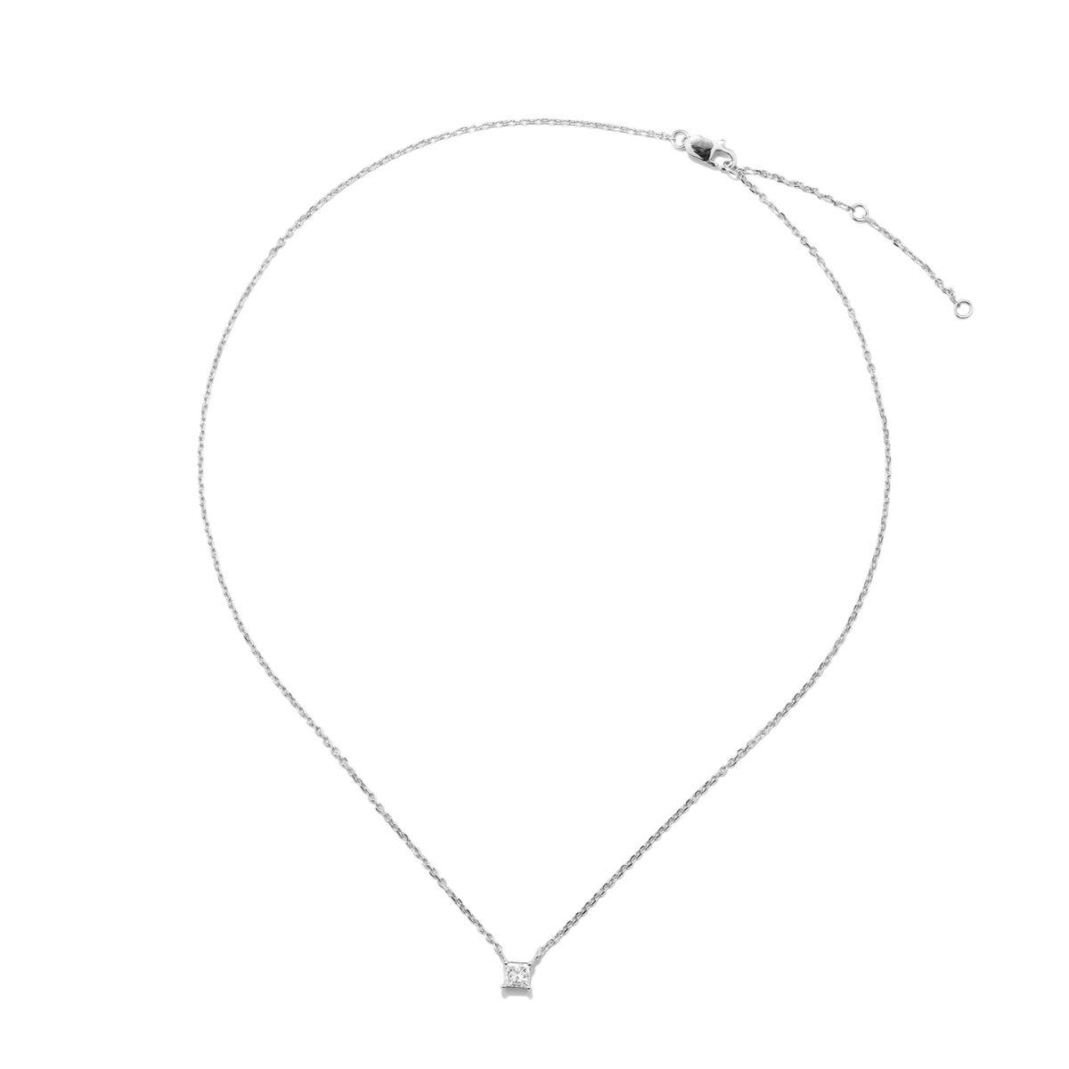 PENJOLL SOLITARI D'OR BLANC I DIAMANT CULTIVAT PW11678D