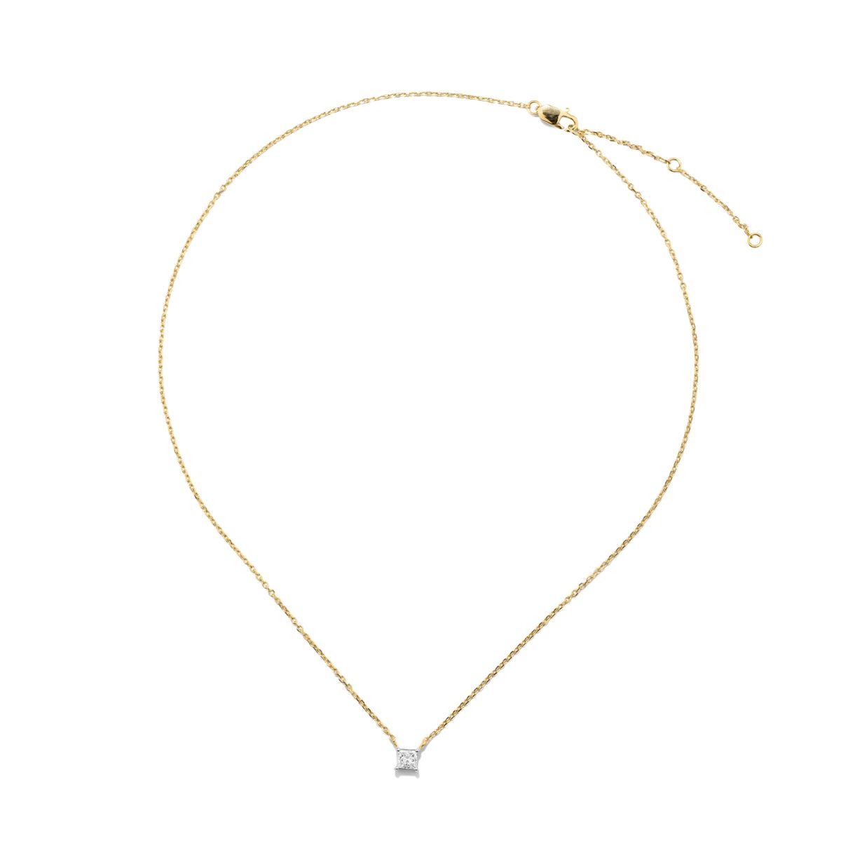 PENJOLL SOLITARIO D'OR GROC I DIAMANT CULTIVAT PW11678F