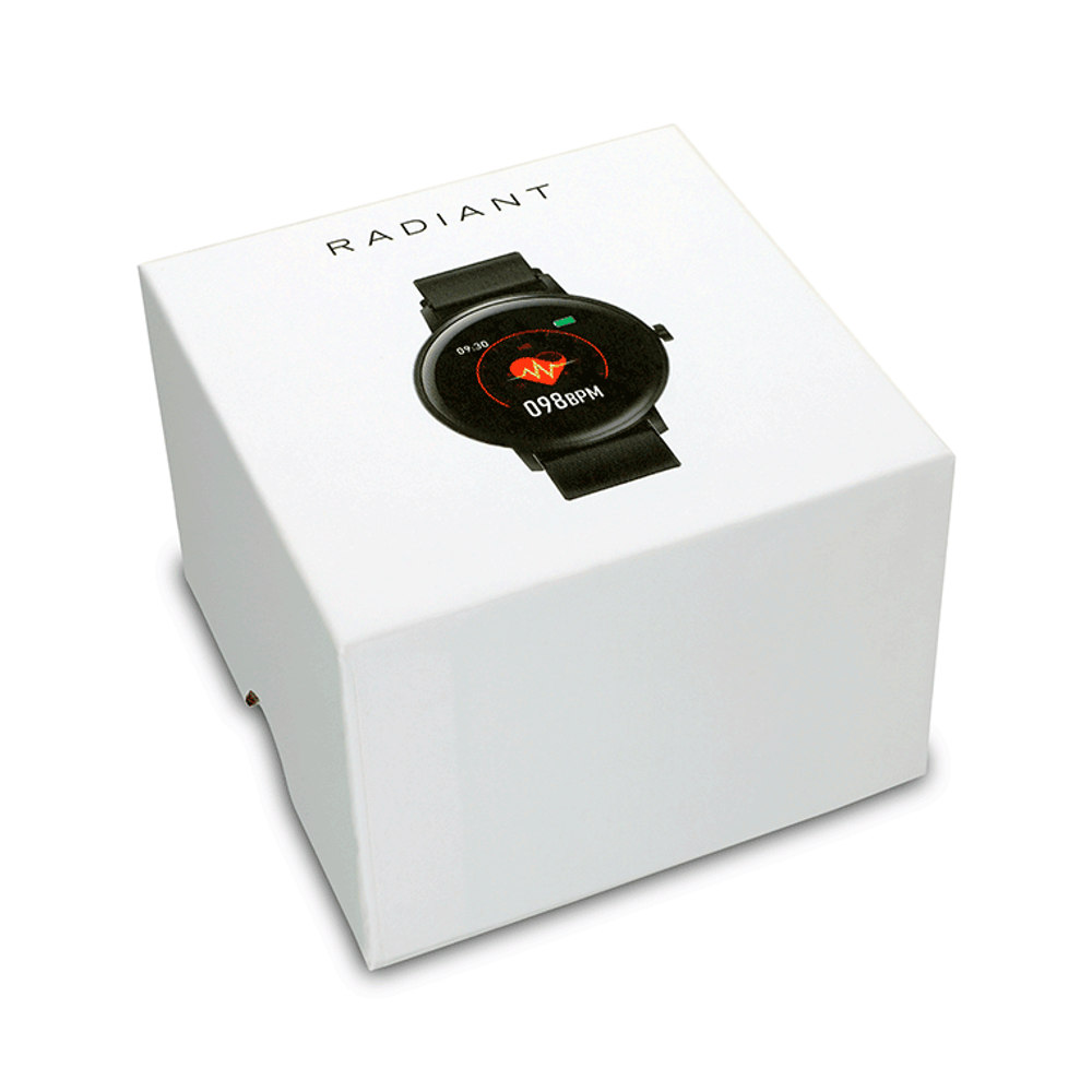 FILADELFIA RADIANT SMARTWATCH UNISEX BLACK WITH TWO STRAPS RAS10802