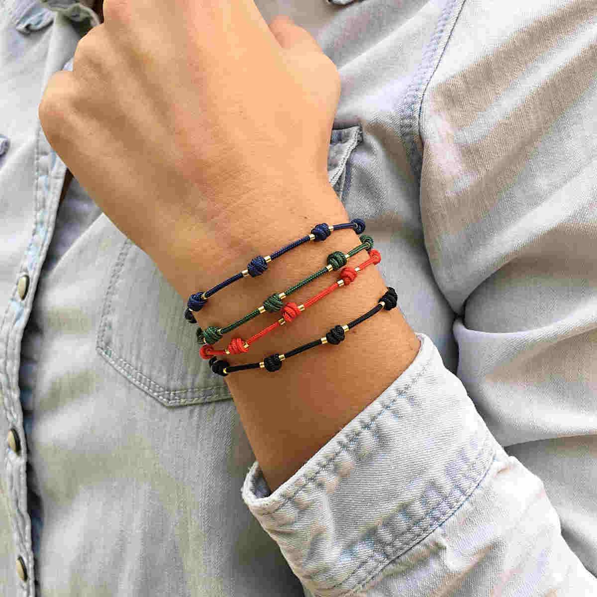 PULSERA TIQÜE BARCELONA SUERTE ROJA