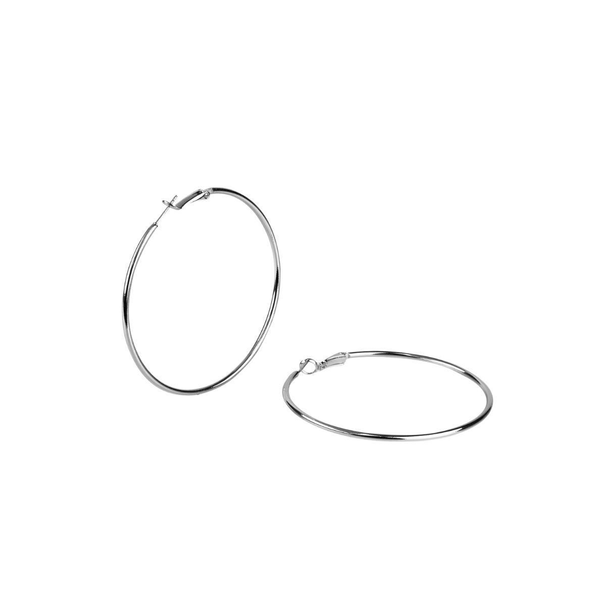 ARRACADES VIDAL I VIDAL CERCLES BANYATS EN PLATA 60X2mm R1588C