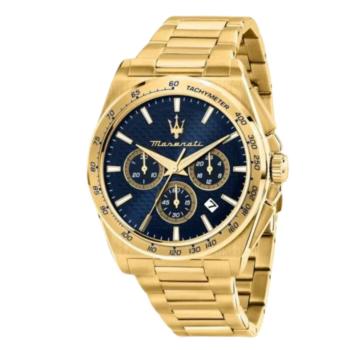 RELOJ MASERATI VELOCITA COLOR DORADO Y ESFERA NEGRA R8873652002