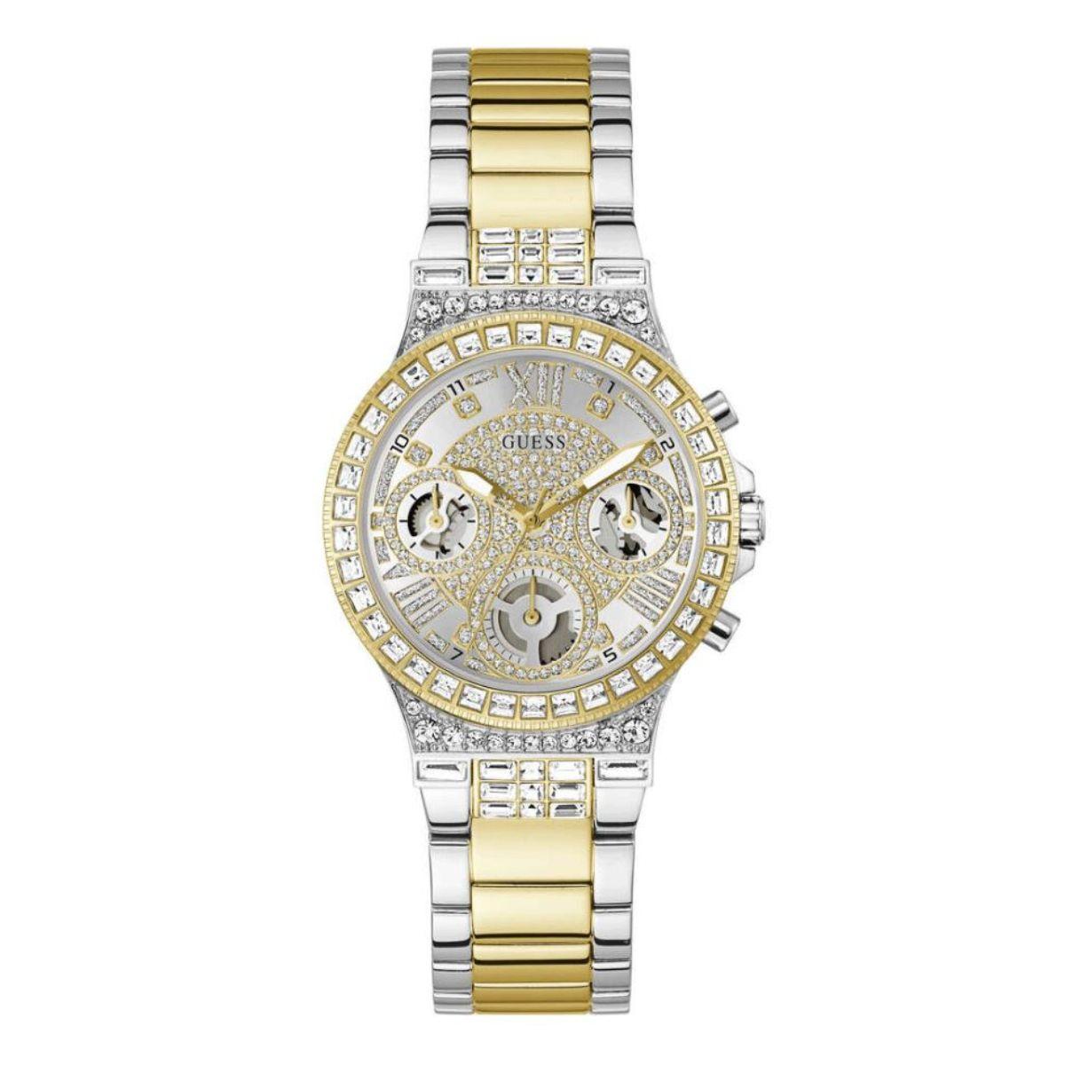 RELOJ GUESS MOONLIGHT BICOLOR CON CRISTALES GW0320L7
