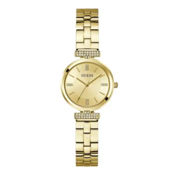 RELOJ GUESS ARRAY COLOR DORADO CON CRISTALES GW0762L2