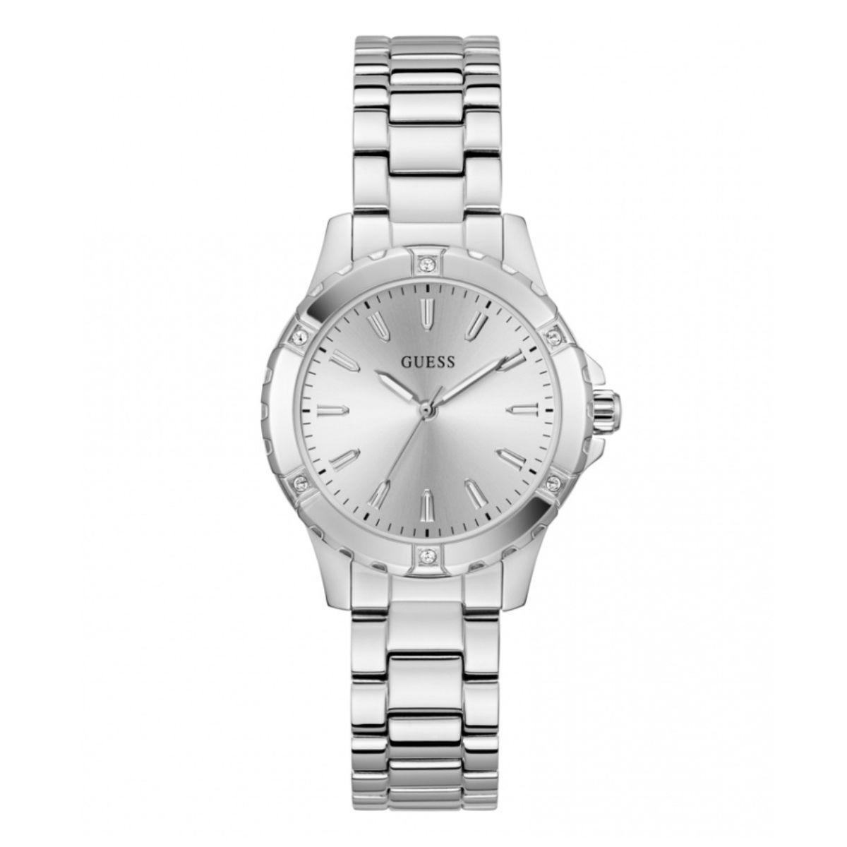 RELOJ GUESS MIST COLOR PLATEADO GW0948L6