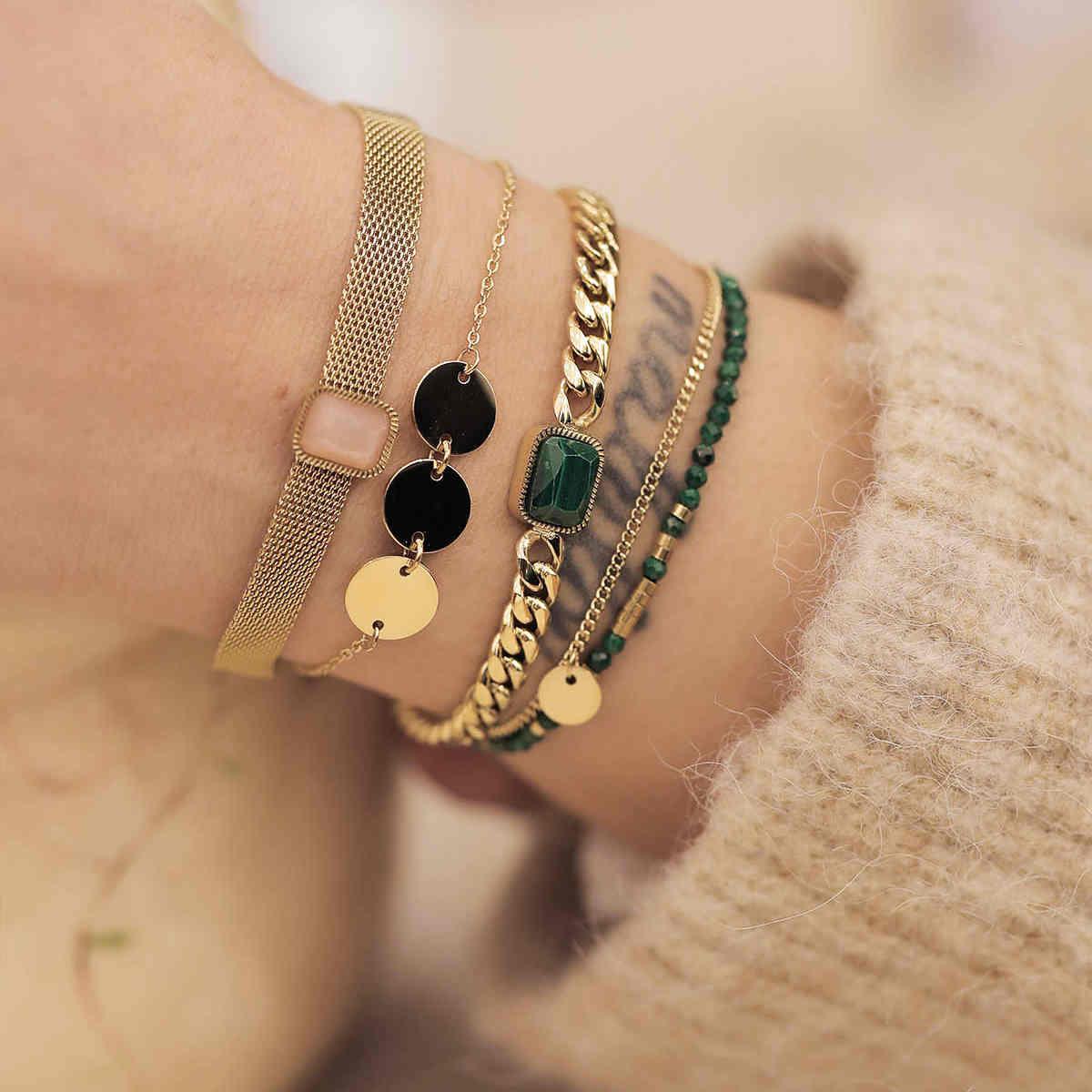 ZAG BIJOUX BRACELET FOR WOMEN APACHE SBS8439-01BLK