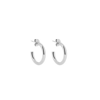 PENDIENTES ZAG BIJOUX SABRINA DE ACERO EN FORMA DE ARO SEC21313-00UNI3X20