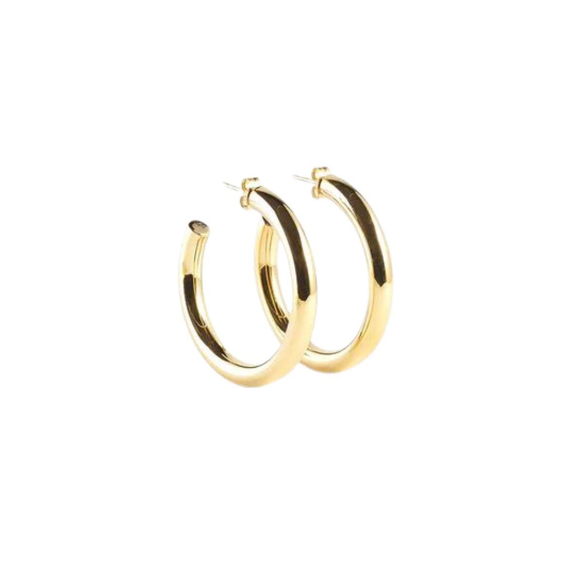 ARRACADES ZAG BIJOUX ANGÈLIC D'ACER COLOR DAURAT EN FORMA D'ARO SEC21313-01UNI5X40