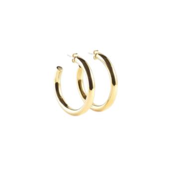 ARRACADES ZAG BIJOUX ANGÈLIC D'ACER COLOR DAURAT EN FORMA D'ARO SEC21313-01UNI5X40