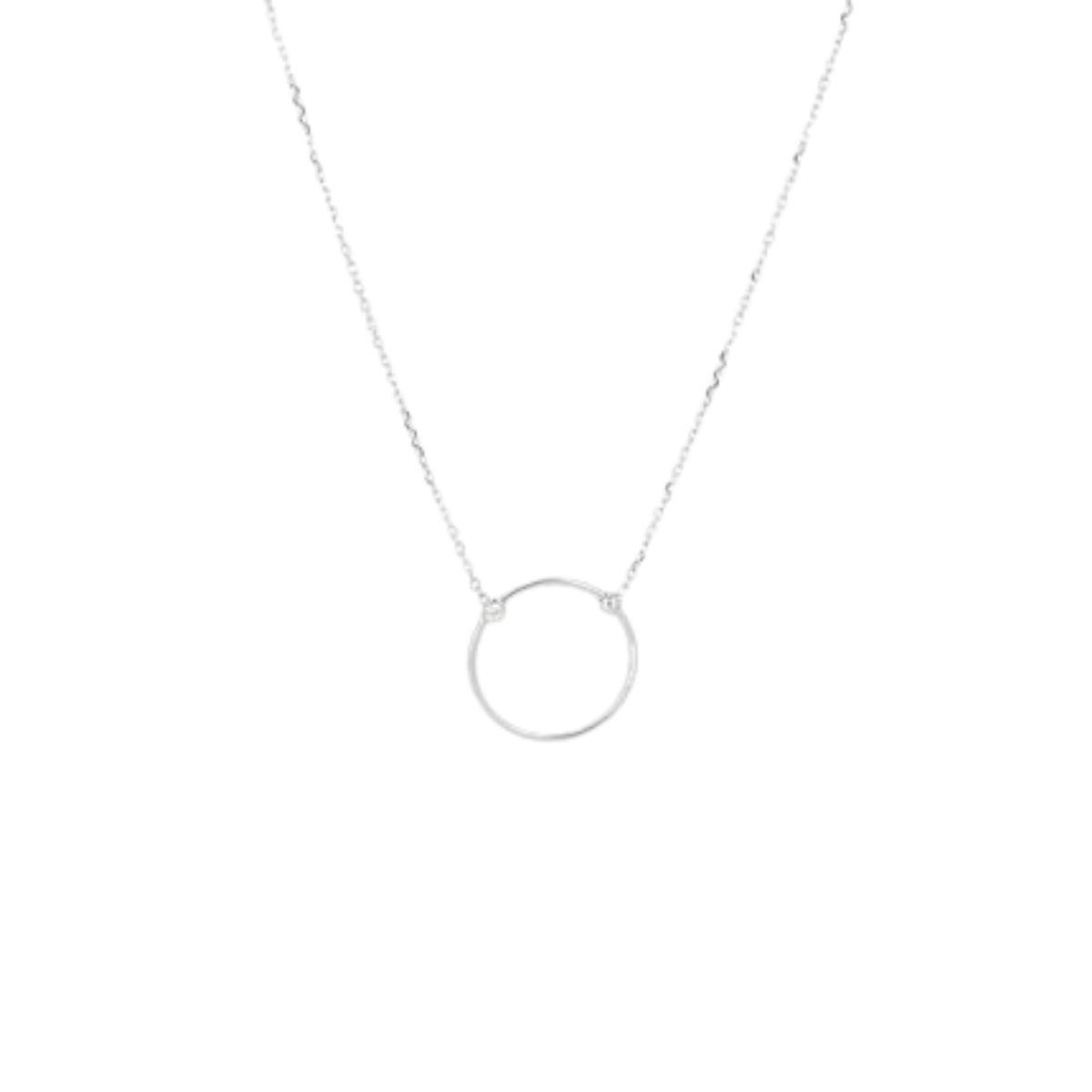 COLGANTE ZAG BIJOUX JIL DE ACERO Y CIRCONITA SNS19668-00WHT