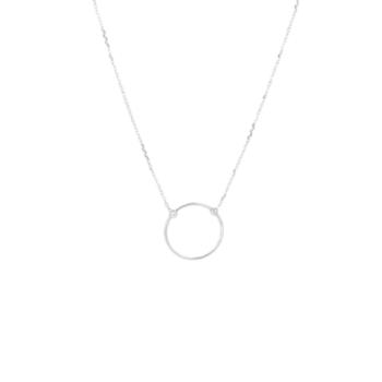 COLGANTE ZAG BIJOUX JIL DE ACERO Y CIRCONITA SNS19668-00WHT