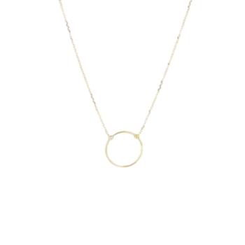 COLGANTE ZAG BIJOUX JIL DE ACERO COLOR DORADO SNS19668-01WHT