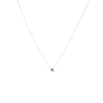 COLGANTE ZAG BIJOUX ASTRAL DE ACERO EN FORMA DE ESTRELLA Y CIRCONITA BLANCA SNS23138-00WHT