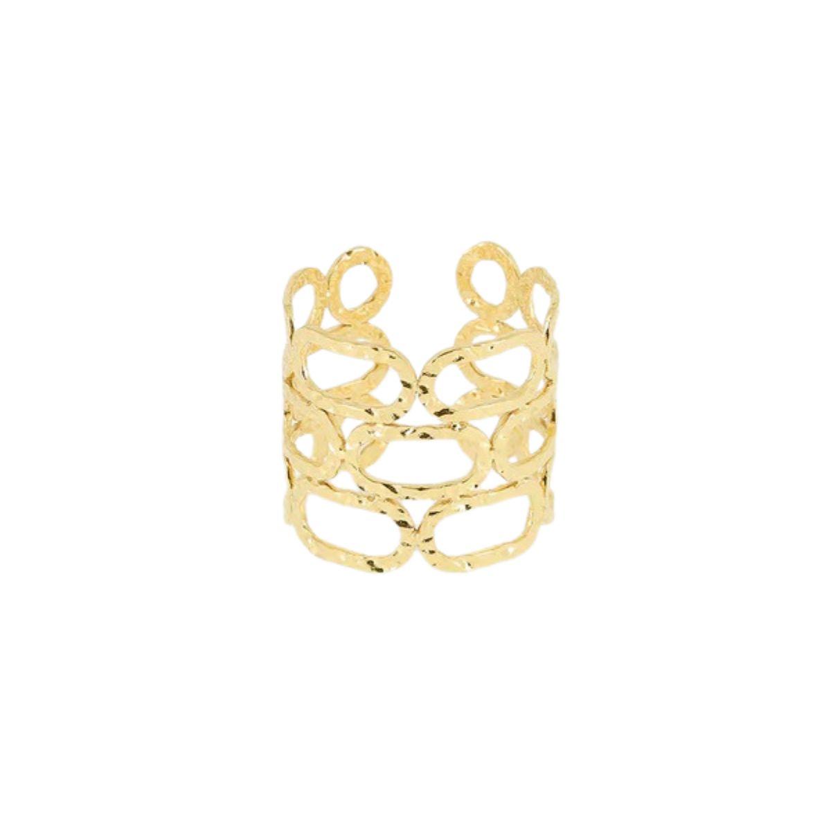 ZAG BIJOUX CAMELEO RING IN GOLD-COLORED STEEL SRL19908-01MAT