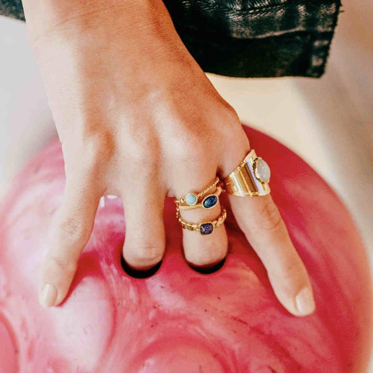 ANILLO ZAG BIJOUX MUJER TRESSE SRR7953-01TUQ