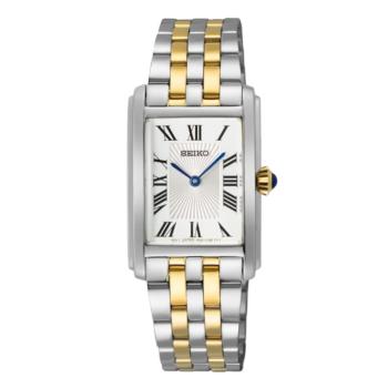 rellotge seiko bicolor quadrat